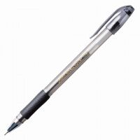 Ручка гелевая Crown Hi-Jell Needle Grip черная, 0.7мм