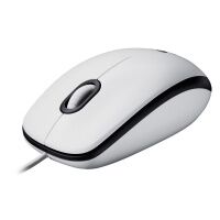 Мышь компьютерная Logitech (910-005004) Mouse M100 White USB NEW