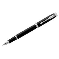 Ручка перьевая Parker 'IM Essential Muted Black CT' черная, 0,8мм, подарочная упаковка