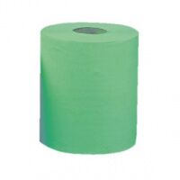 Бумажные полотенца Merida Classic Maxi RKZ102, в рулоне, зеленые, 180м, 1 слой, 6 рулонов