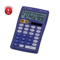 Калькулятор карманный Citizen FC-100NPU сиреневый, 10 разрядов