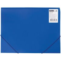 Пластиковая папка на резинке Officespace синяя, A4, FE2_324
