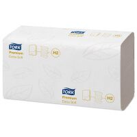 100297 Tork Premium H2 полотенца листовые, 100шт, 2 слоя, белые