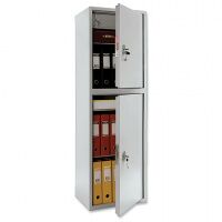 Шкаф металлический для документов ПРАКТИК 'SL-150/2Т', 1490х460х340 мм, 36 кг, 2 отделения, сварной