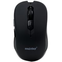 Мышь беспроводная Smartbuy ONE 200AG, черный, USB, 6btn+Roll