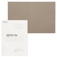 Папка-обложка картонная Дело белая, А4, 280г/м2, без механизма