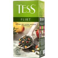 Чай Tess Flirt (Флирт), зеленый, 25 пакетиков