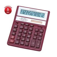 Калькулятор настольный Citizen SDC-888XRD красный, 12 разрядов