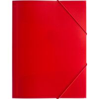 Пластиковая папка на резинке Attache красная, А4, 15мм, 045-PR-E