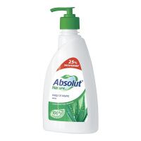 Жидкое мыло с дозатором Absolut 500мл, алое, антибактериальное