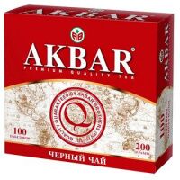 Чай Akbar Classic, черный, 100 пакетиков