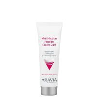 Крем для лица Aravia Multi-Action Peptide Cream, с пептидами и антиоксидантным комплексом, 50мл