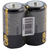 Батарейка Gp Supercell C/R14, 1.5В, солевые, 2шт/уп