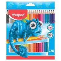 Набор цветных карандашей Maped Pulse 24 цвета, трехгранные, корпус пластик