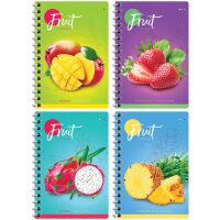 Записная книжка Officespace Фрукты. Colorful fruits, А6, 80 листов, в клетку, ассорти