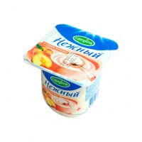 Йогурт Нежный с соком персика, 1.2%, 100г