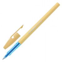 Шариковая ручка Stabilo Liner 808 Pastel синяя, 0.7мм, ванильный корпус