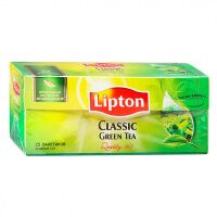 Чай Lipton Classic, зеленый, 25 пакетиков