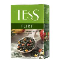 Чай Tess Flirt (Флирт), зеленый, листовой, 100 г