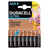 Батарейка Duracell Ultra Power AAA LR03, 1.5В, алкалиновая, 8BL, 8шт/уп