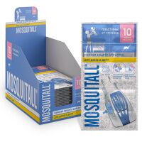 Пластины от комаров Mosquitall 10шт, нежная защита для детей, для электрофумигатора