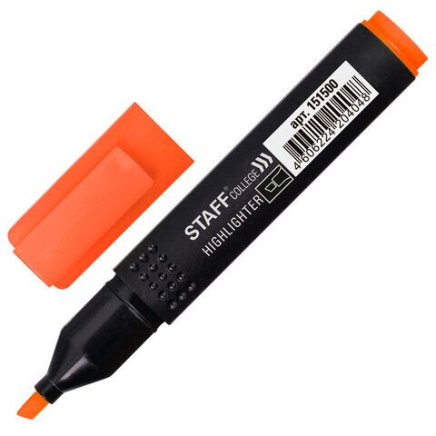 фото: Текстовыделитель Staff Stick оранжевый, 1-4мм, скошенный наконечник