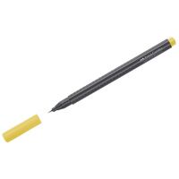 Ручка капиллярная Faber-Castell Grip Finepen желтая, 0.4мм