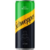 Газированный напиток Schweppes мохито жб 0,33л