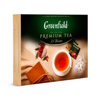 Чай Greenfield 30 видов чая и чайных напитков, в пакетиках, 120шт