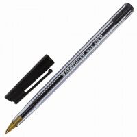 Ручка шариковая Staedtler Stick M черная, 0.5мм