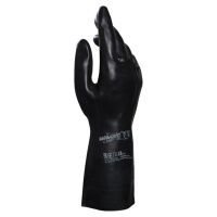 Перчатки защитные Mapa Technic/UltraNeo 420 р.XL, черные, латекс-неопрон, хлопчатобумажное напыление