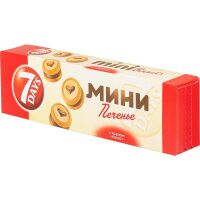 Печенье Сдобное 7 days крем какао, 100гр