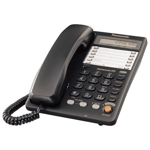фото: Телефон проводной Panasonic KX-TS2365RU черный