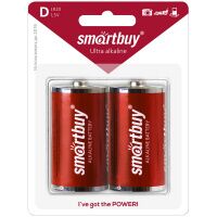 Батарейка Smart Buy D LR20, BC2, 2шт/уп