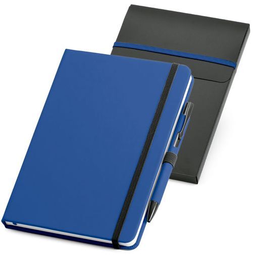 фото: Набор: блокнот Advance с ручкой, синий с черным