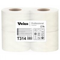 Туалетная бумага Veiro Professional Premium Т314, белая, 2 слоя, 20м, 160 листов, 4 рулона