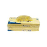 Протирочные салфетки Kimberly-Clark WypAll Х50 7443, листовые, 50шт, 1 слой, желтые