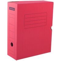 Архивный бокс Officespace красная, A4, 100мм
