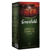 Чай Greenfield Kenyan Sunrise (Кениан Санрайз), черный, 25 пакетиков