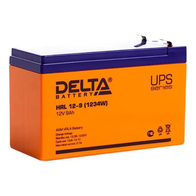 фото: Аккумуляторная батарея Delta HRL 12-9/12-9X (12V/9Ah)