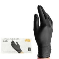 Перчатки нитриловые Wally Plastic р.XL, черные, 50 пар