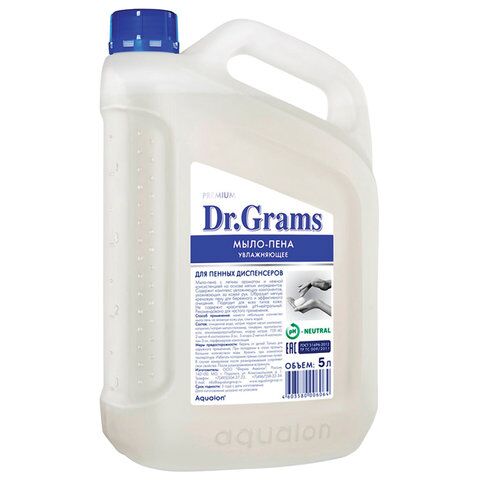 фото: Мыло жидкое пенное Dr.Grams увлажняющее, 5 л.