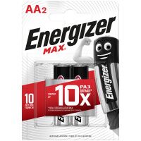 Батарейка Energizer Max AA LR06, алкалиновая, 2шт/уп