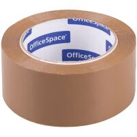 Клейкая лента упаковочная Officespace 48мм х100м, коричневая, 45мкм