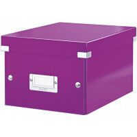 Архивный короб Leitz Click & Store-Wow фиолетовый, A4, 281x200x370 мм, 60440062