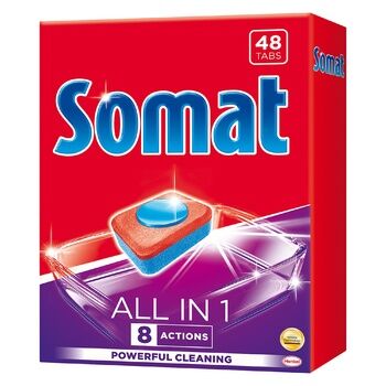 фото: Таблетки для ПММ Somat All in One 48шт