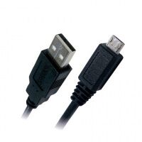 Кабель USB 2.0 Cablexpert A-B-micro 0.5 м, черный, CCP-mUSB2-AMBM