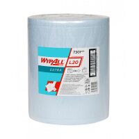 Протирочный материал Kimberly-Clark WypAll L20, 7301, для сильных загрязнений, в рулоне, 190м, 2 сло