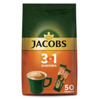 Напиток кофейный Jacobs 3в1 Классический, 50x13.5г