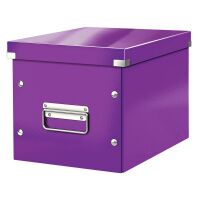 Короб Leitz Click&Store, куб, (M), фиолетовый 61090062